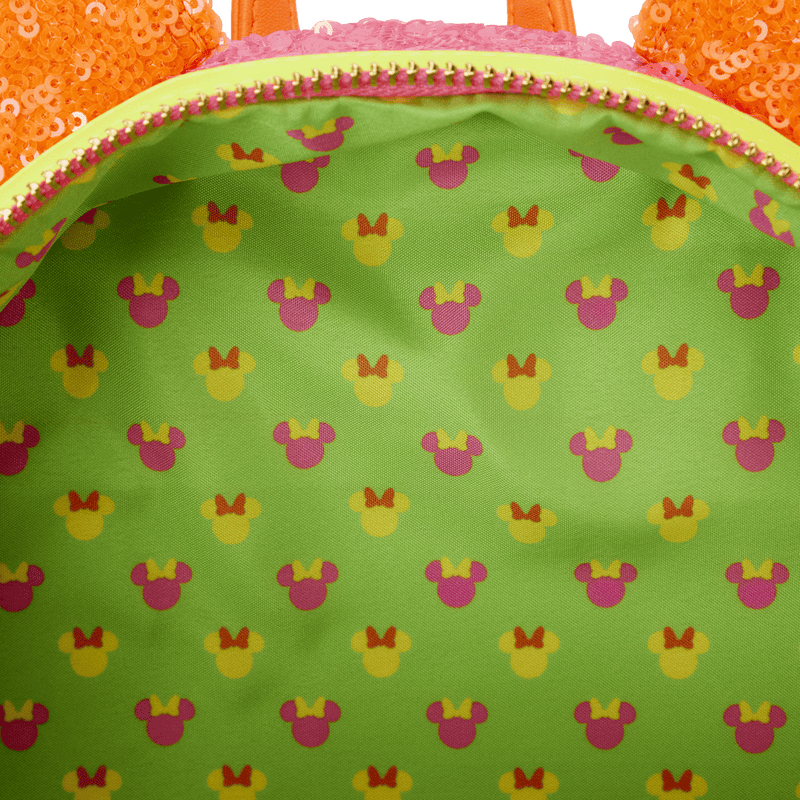 Minnie Mouse Color Block Neon Sequin Collection from Loungefly is Rad ...