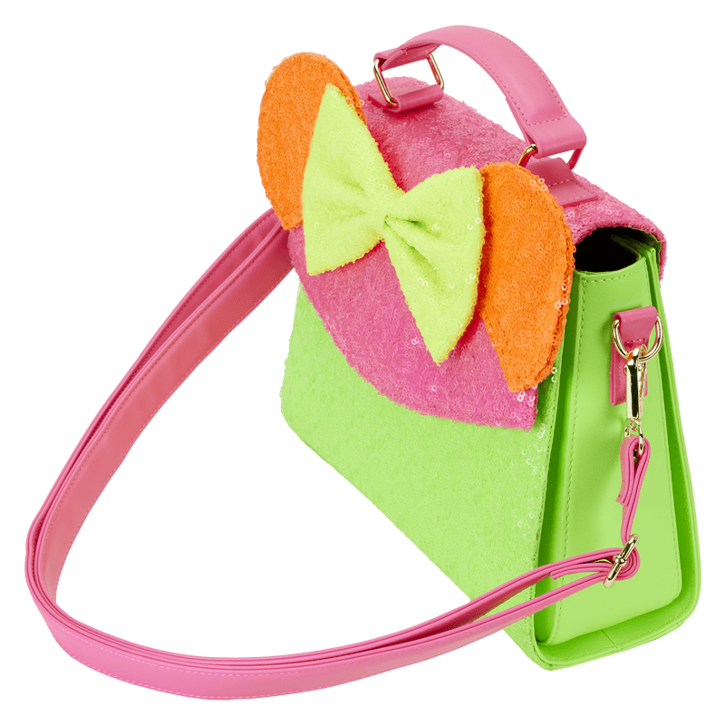 Minnie Mouse Color Block Neon Sequin Collection from Loungefly is Rad ...