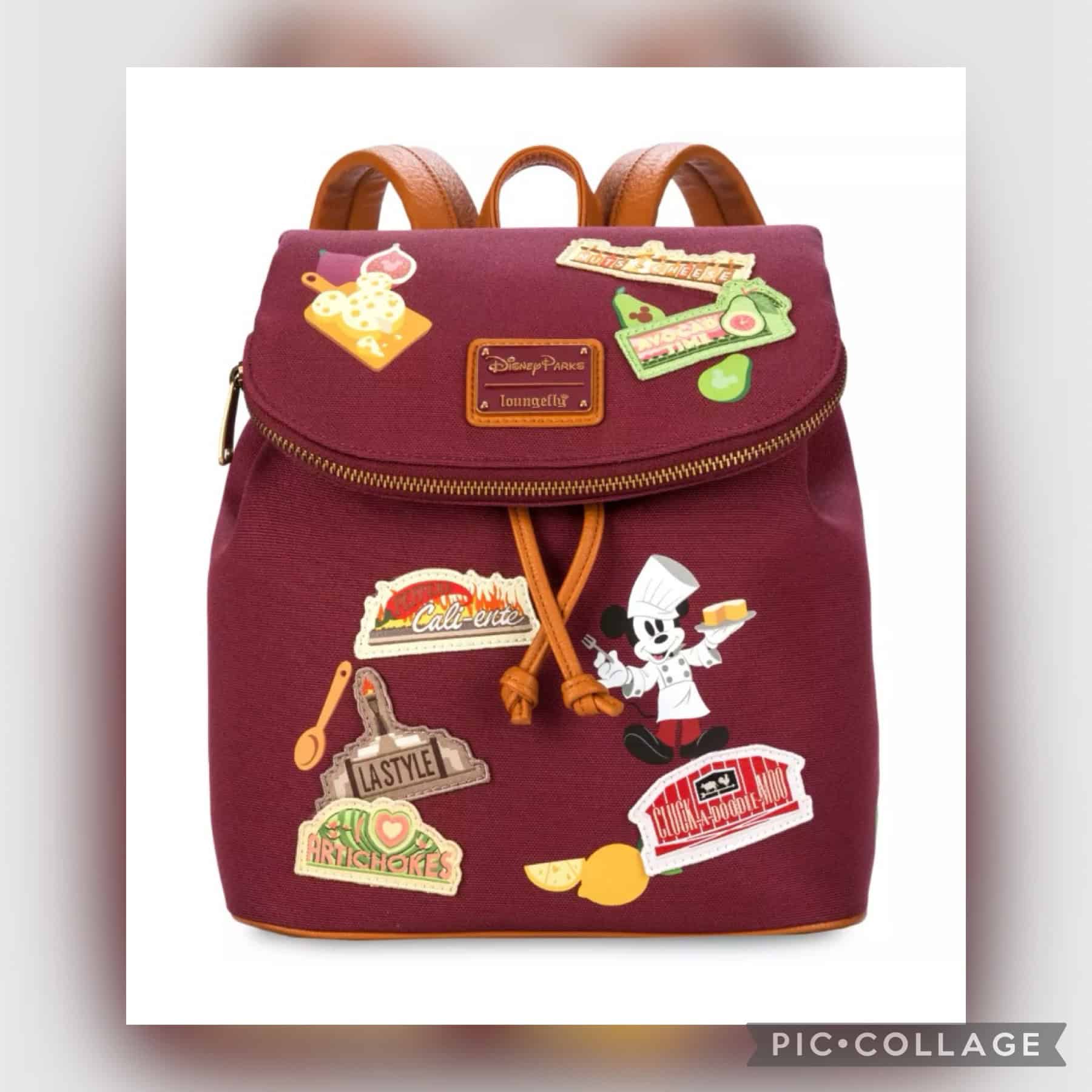 Disney California food & wine Loungefly backpack Disney California Adventure Food and Wine Festival  main image 3