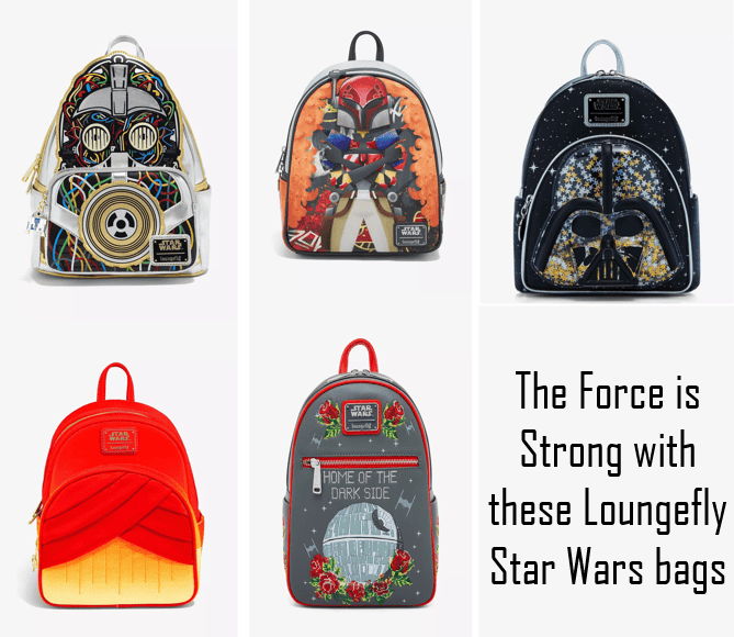 Star Wars “Home of the Dark Side” Loungefly Mini Backpack & Wallet Set The Force is Strong with these Loungefly Star Wars Bags  main image 4