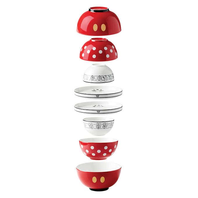 Nesting Porcelain Dinnerware Set with Distinctly Disney Style! - Decor