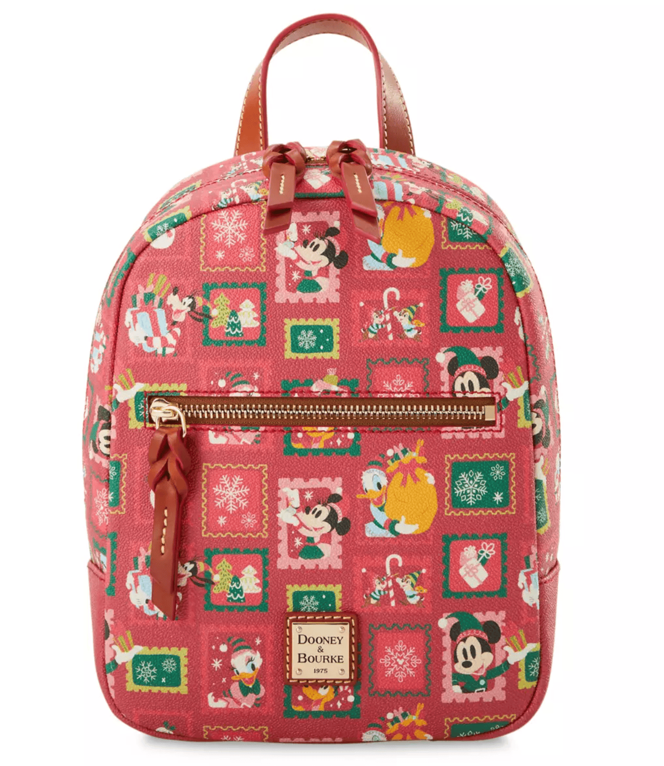 Disneyland Oarks Dooney & Bourke Christmas Backpack Disney Parks Dooney & Bourke Santa Tails | Mercari main image 3