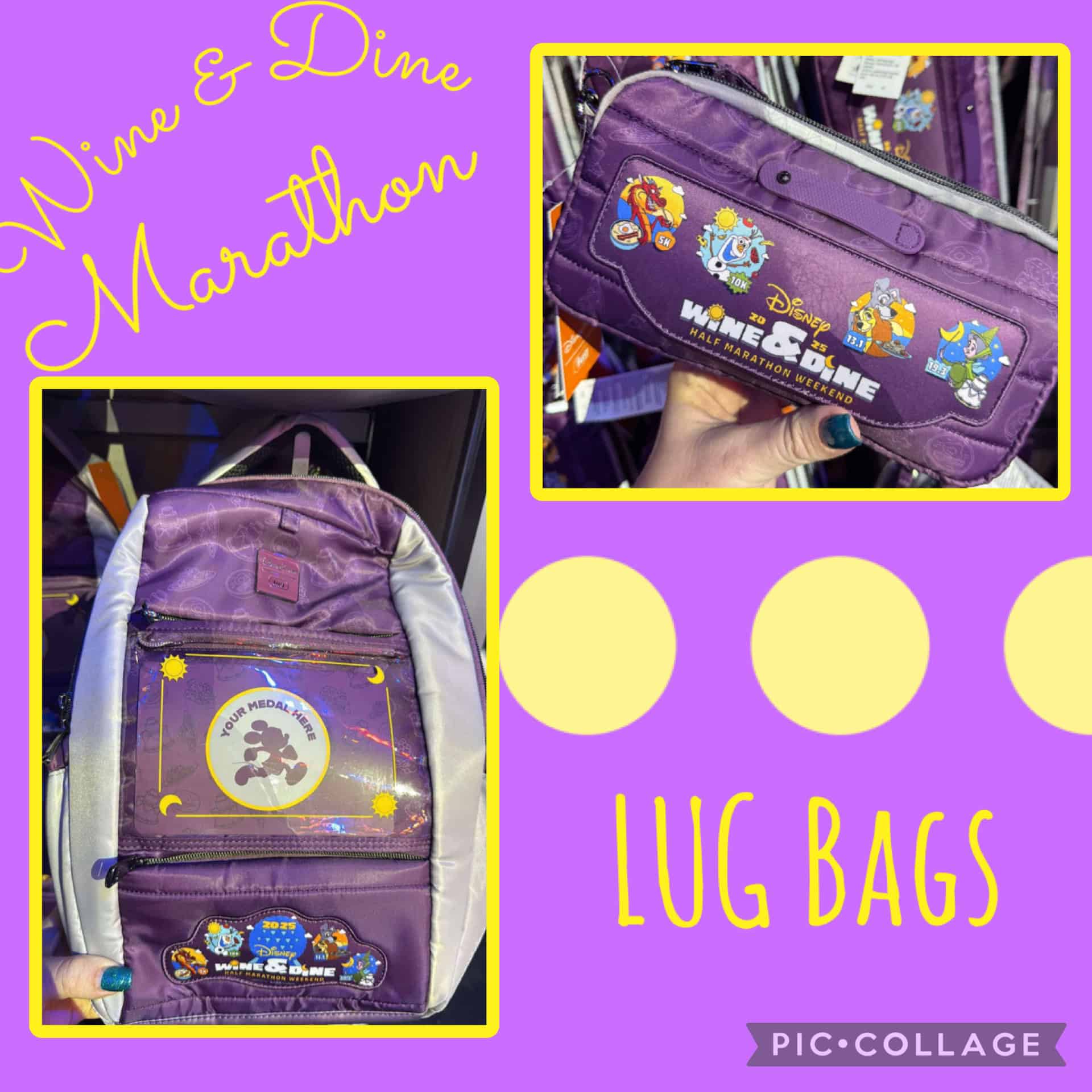 LUG it with Ease for the Wine and Dine Half Marathon - bags -