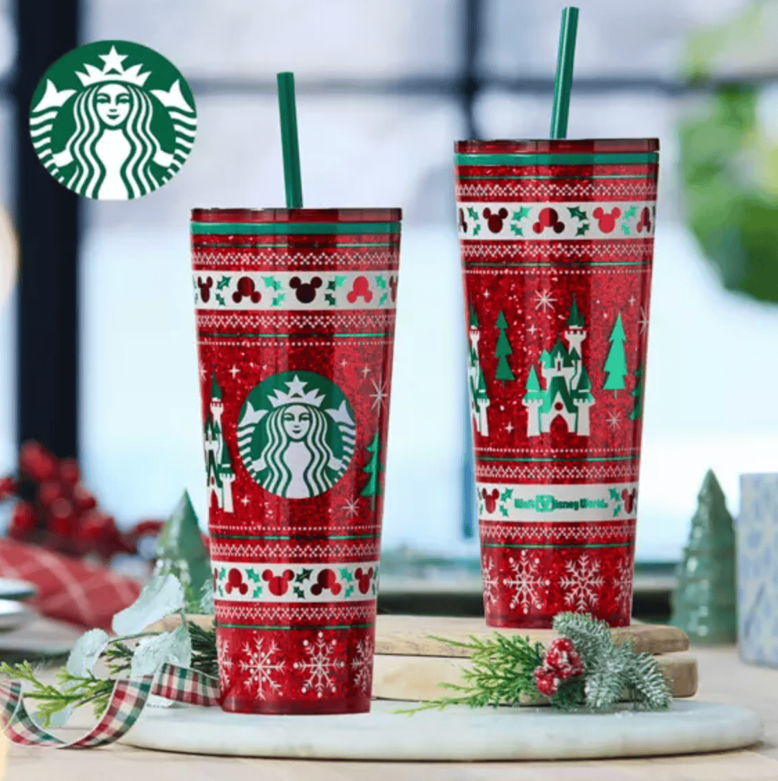 THIS Mickey Fair Isle Starbucks Tumbler Is The Perfect Holiday