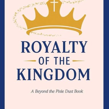 Elegant gold crown with cross symbol for Disney fashion style.