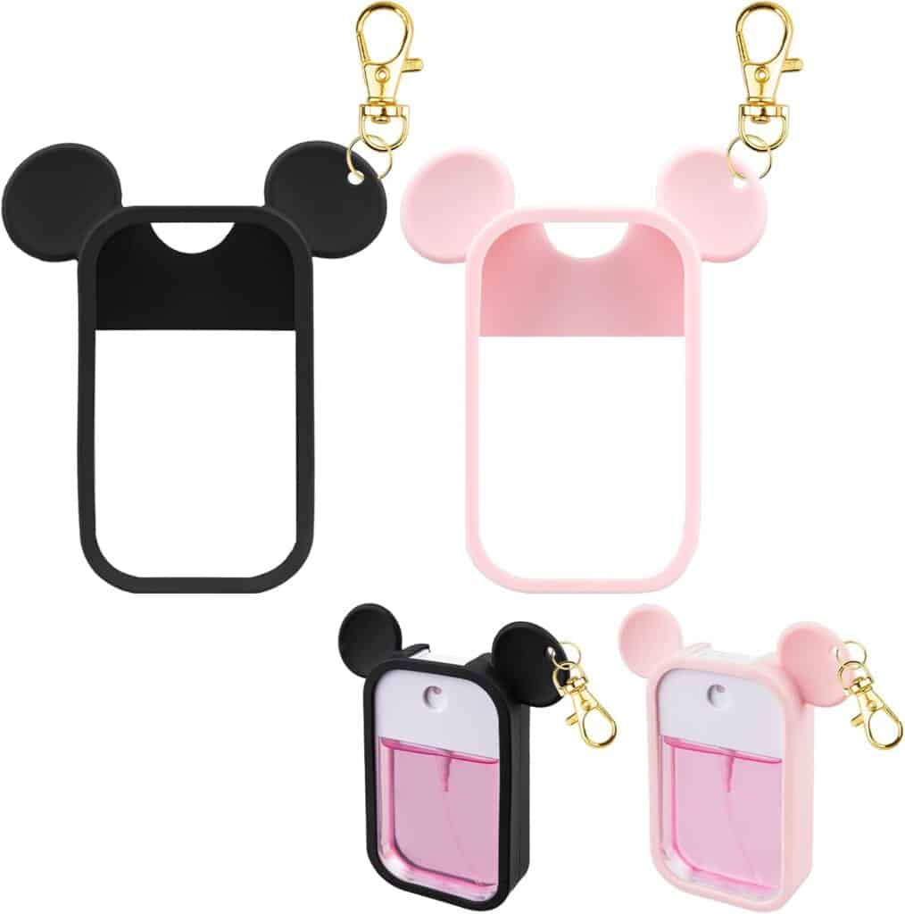 Cute Mickey Mouse themed hand sanitizer holder for Disney fans.