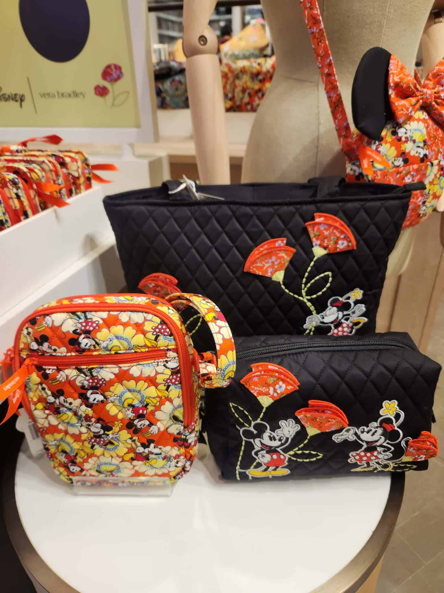 Mickey and Minnie Bloom in the New Disney x Vera Bradley Petal