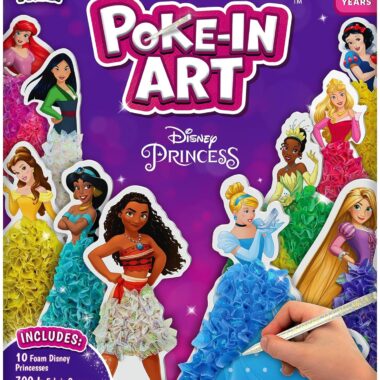 Disney Princess Poke-In Art craft kit for kids ages 4-9.