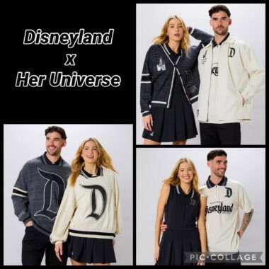 Disneyland themed varsity jackets for men and women.