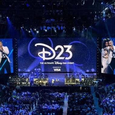 D23 Expo 2026 Disney Legends Award ceremony with honorees on stage.