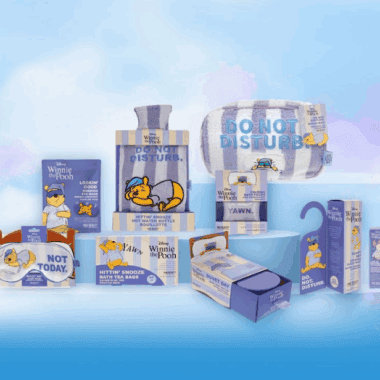 Winnie the Pooh-themed sleep accessories and toys for kids' bedtime routines.
