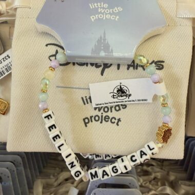 Disney Little Words Project bracelet with "FEELING MAGICAL" beads.