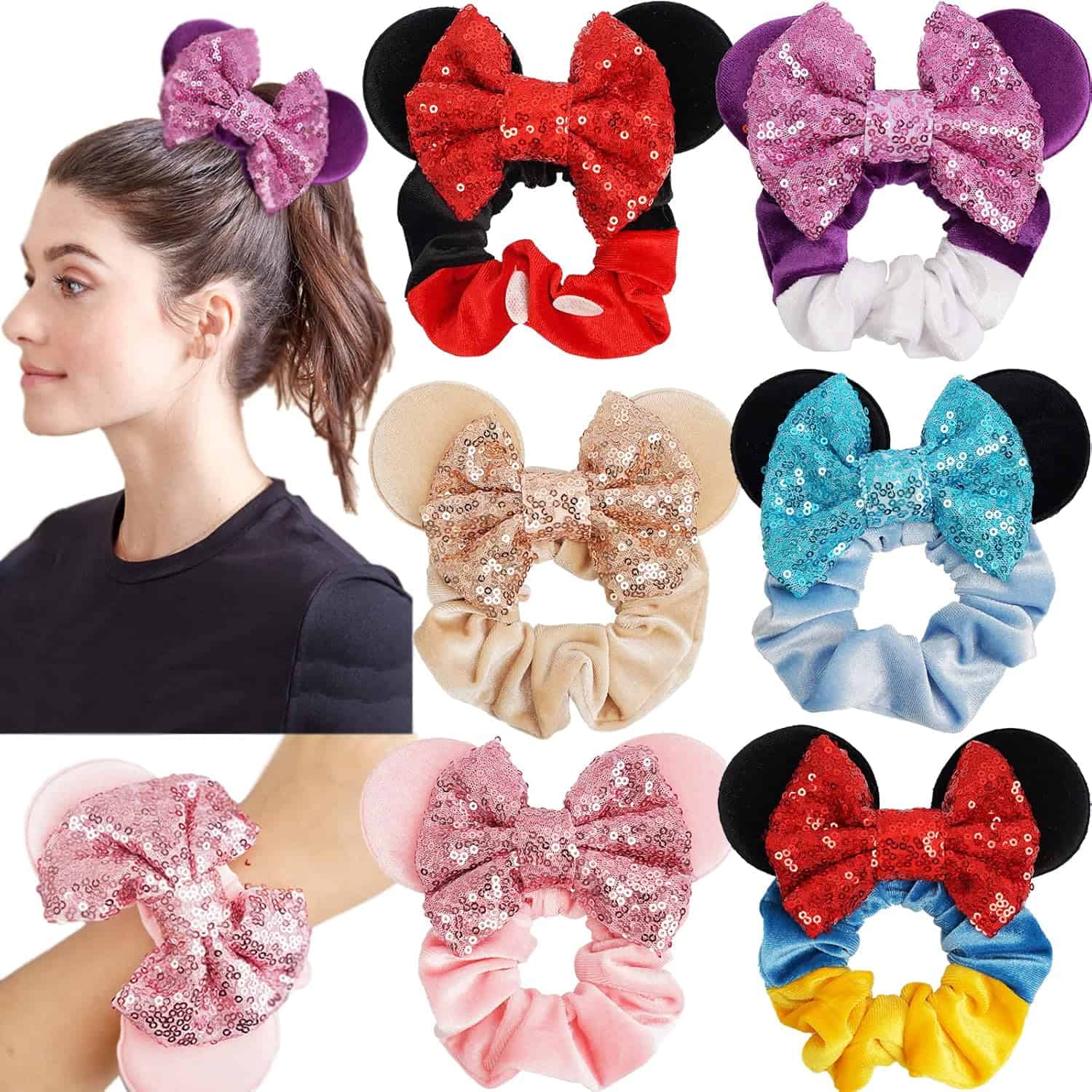 Disney Ears scrunchie bundle WDW 2026 Ear Headband from Best Day Ever Collection Now Available at  main image 2