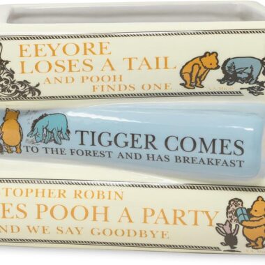 Disney Tigger and Pooh tea set with Christopher Robin quote design.