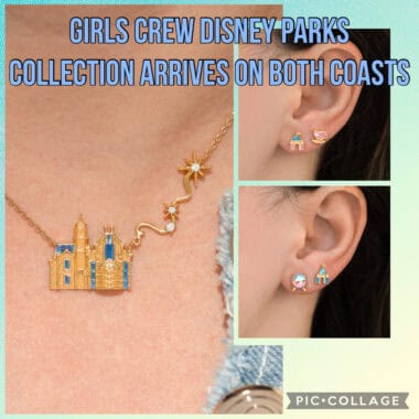Disney Parks jewelry collection for girls with castle and princess designs.